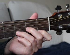 Dm chord photo