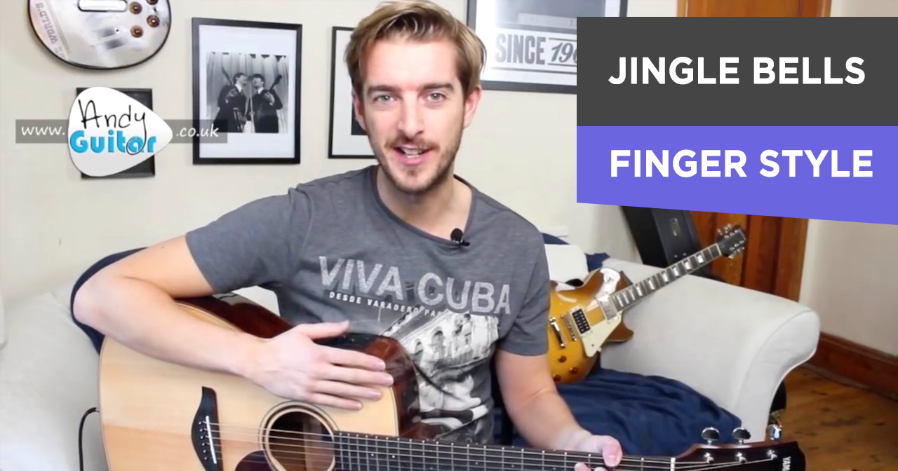 Jingle Bells (Easy Fingerstyle Version) Christmas Songs Videos